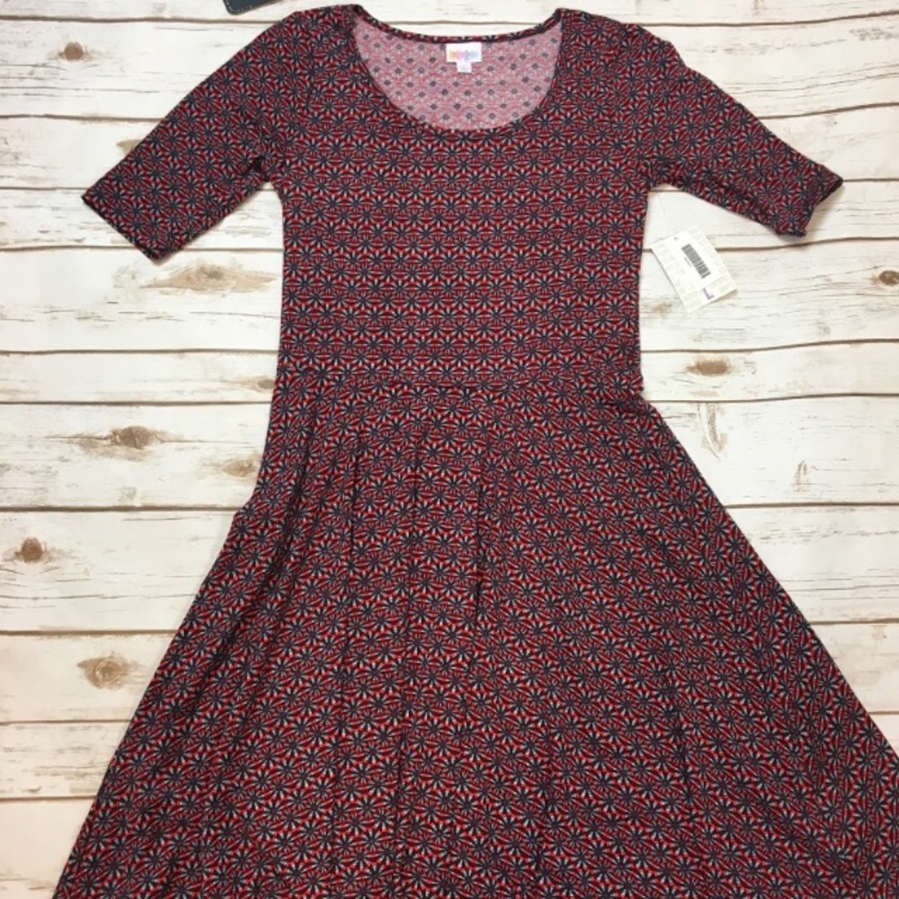 LuLaRoe Large Nicole dress